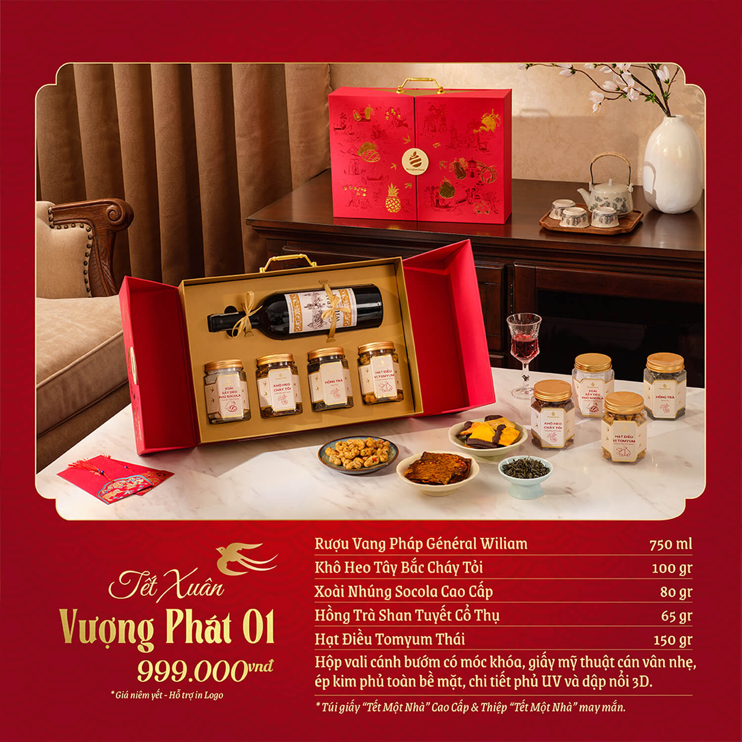 Bộ quà tặng Tết Xuân Vượng Phát GS30 - Congtyquatang.com