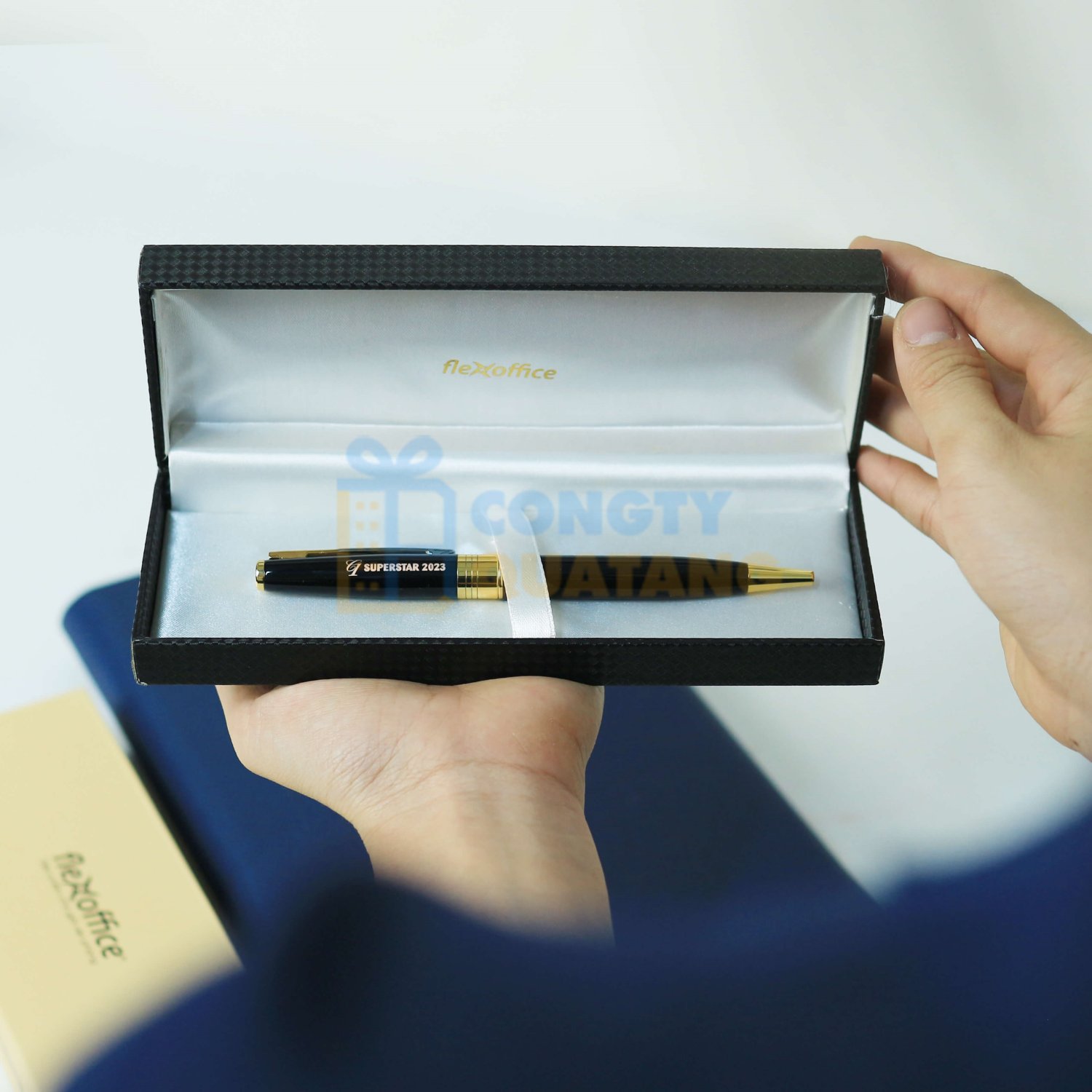 DTH Gift nhận khắc chữ, khắc logo theo yêu cầu lên bút quà tặng cao cấp