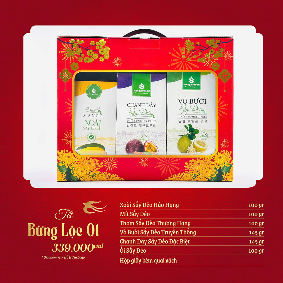 Set quà tặng Tết Bừng Lộc GS05 - Congtyquatang.com