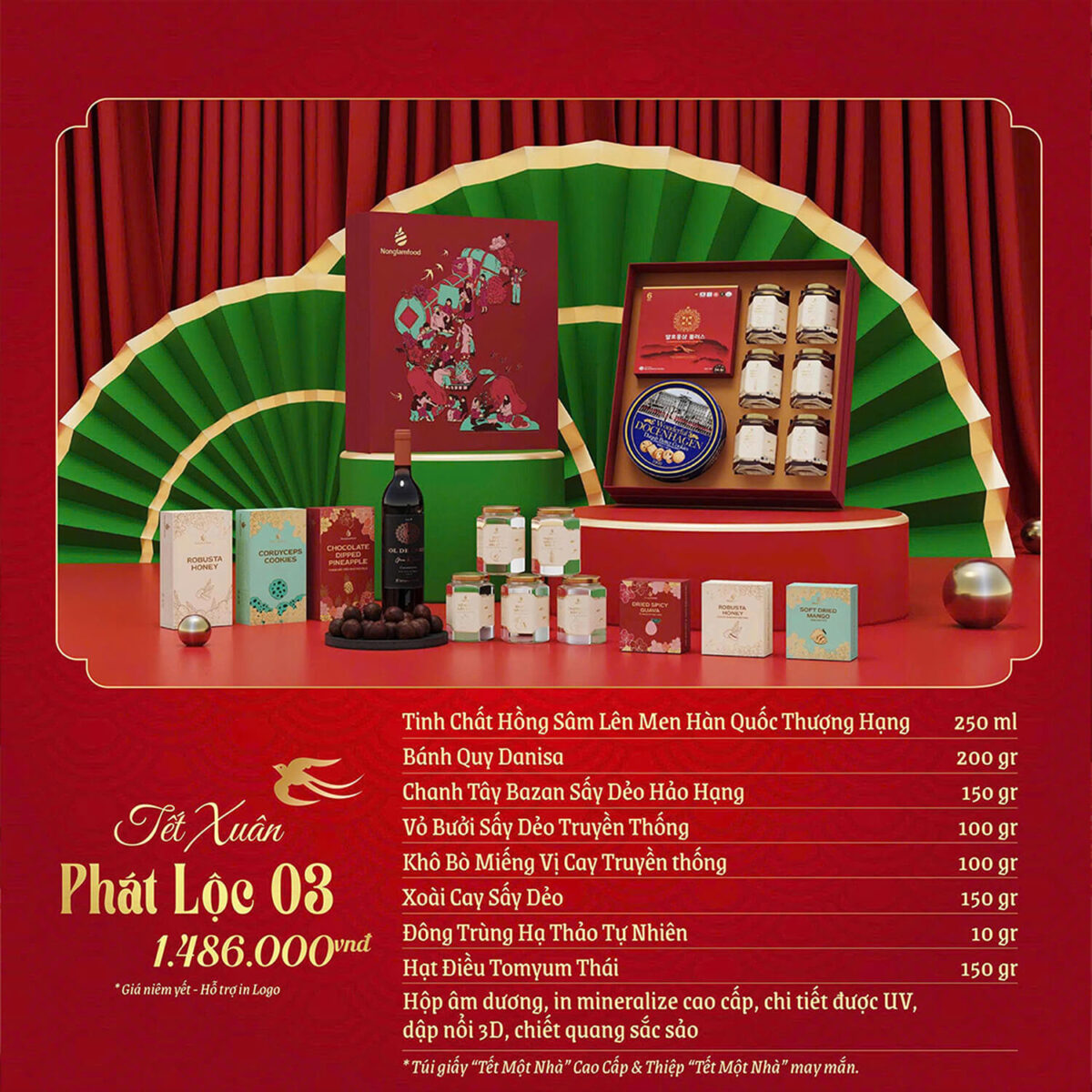 Set quà tặng Tết Phát Lộc GS19 - Congtyquatang.com