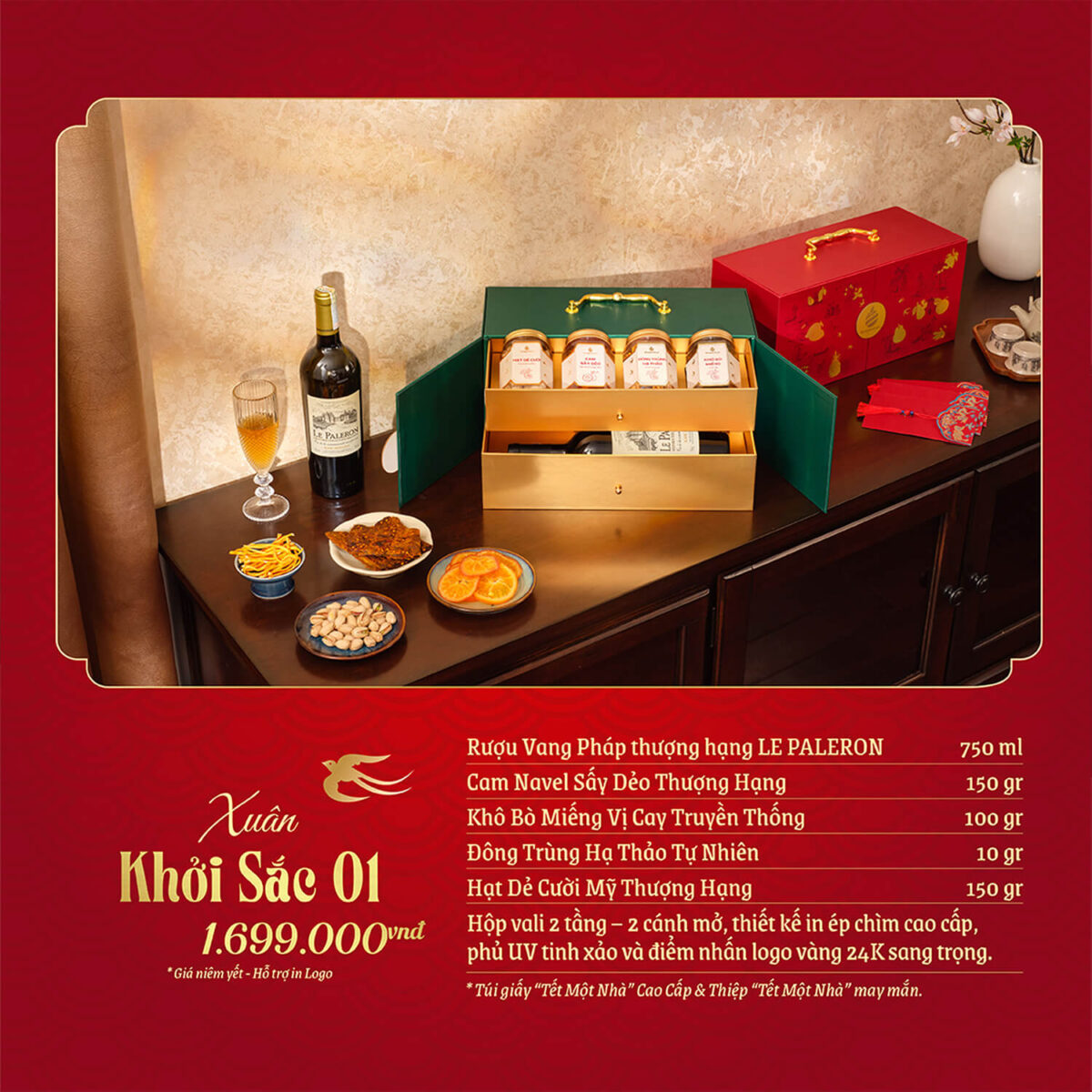 Set quà Tết Khởi Sắc GS12 - Congtyquatang.com