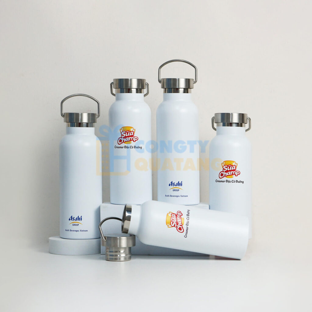 Xưởng sản xuất bình giữ nhiệt in logo, in tên, in hình theo yêu cầu - Giá in từ 15k/vị trí - congtyquatang.com.vn