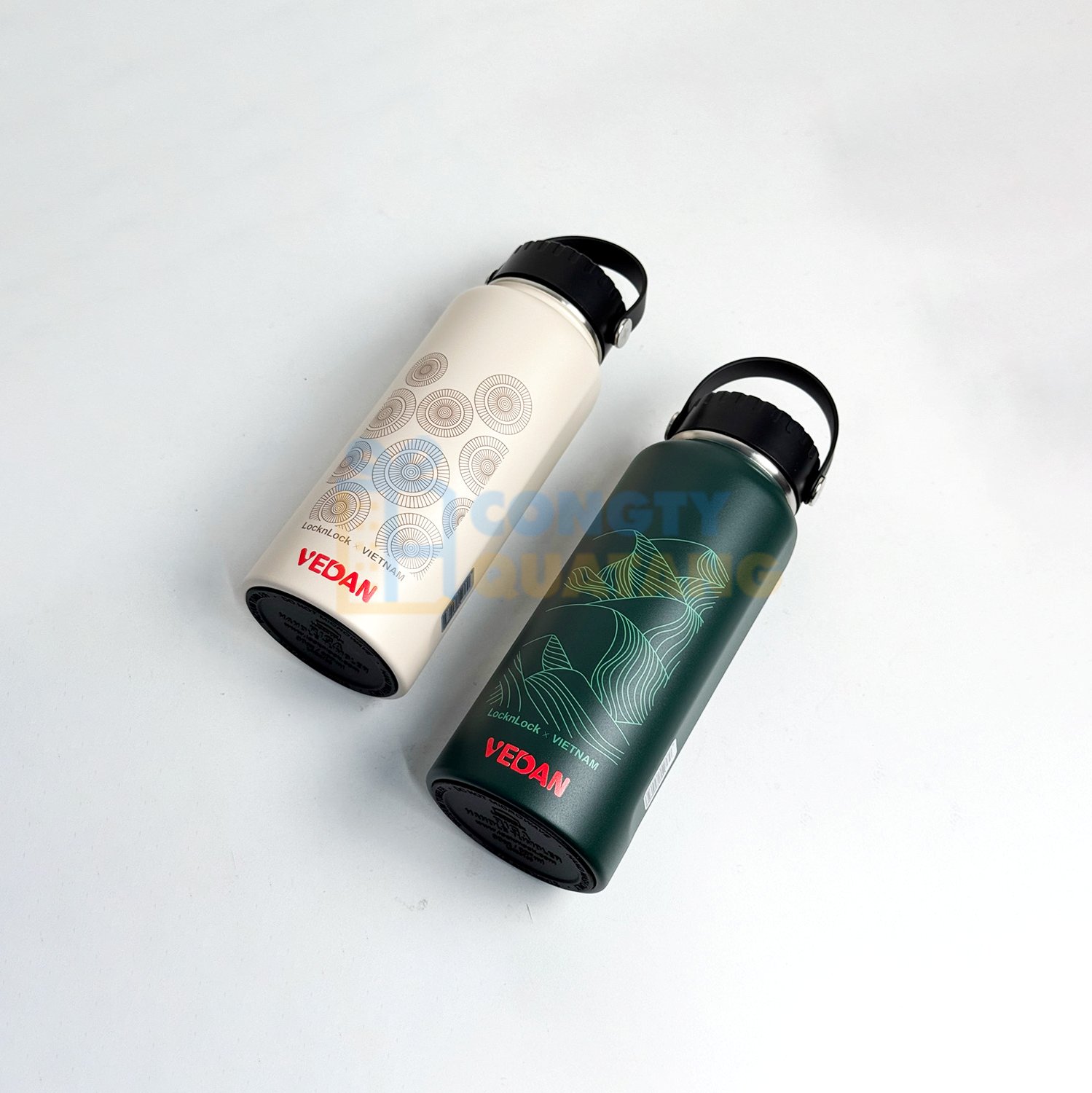 Cần thiết kế logo tối ưu trên bình nước giữ nhiệt