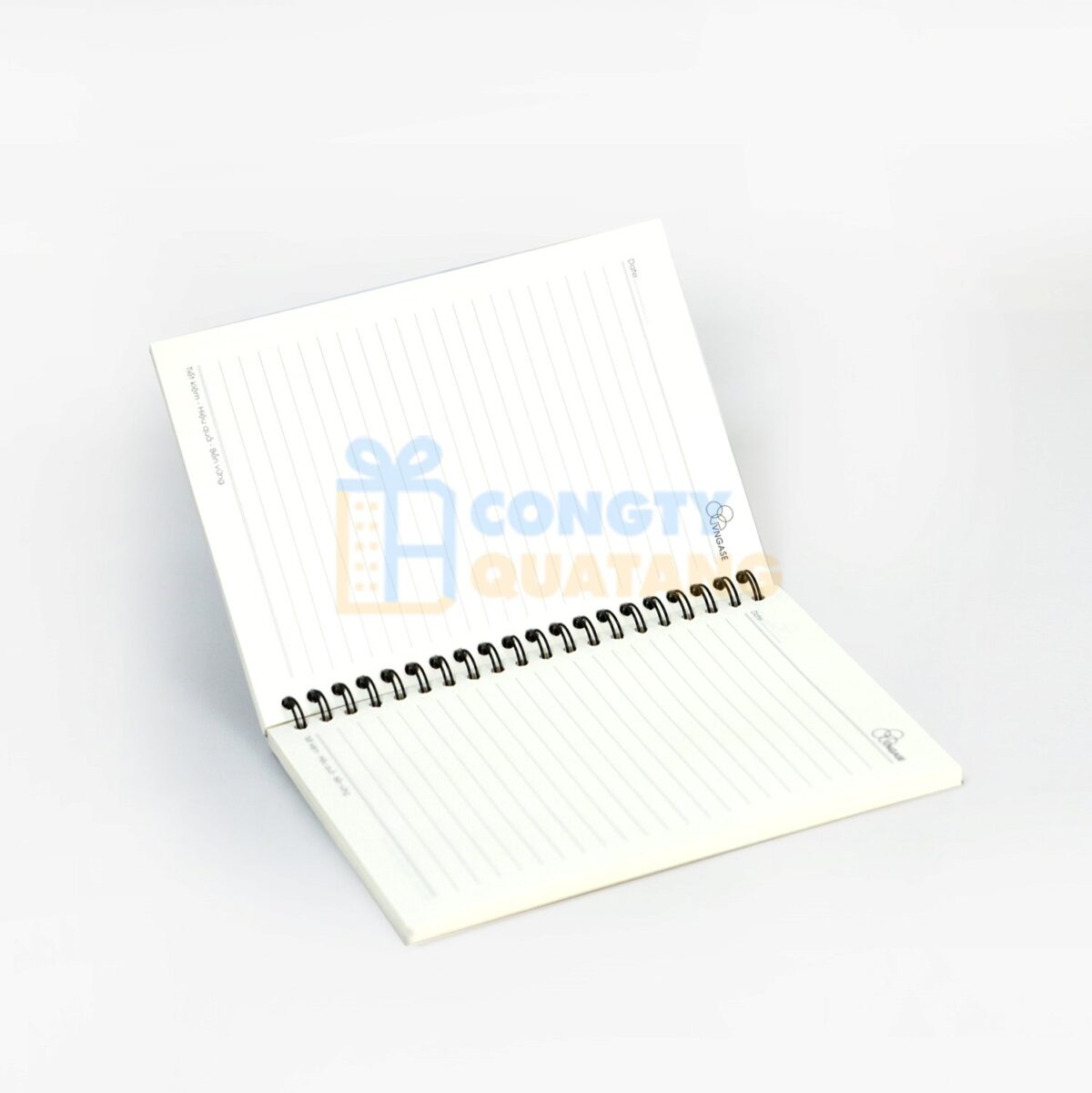 Sổ tay lò xo bìa Kraft A5 ST-XK101 - congtyquatang.com.vn