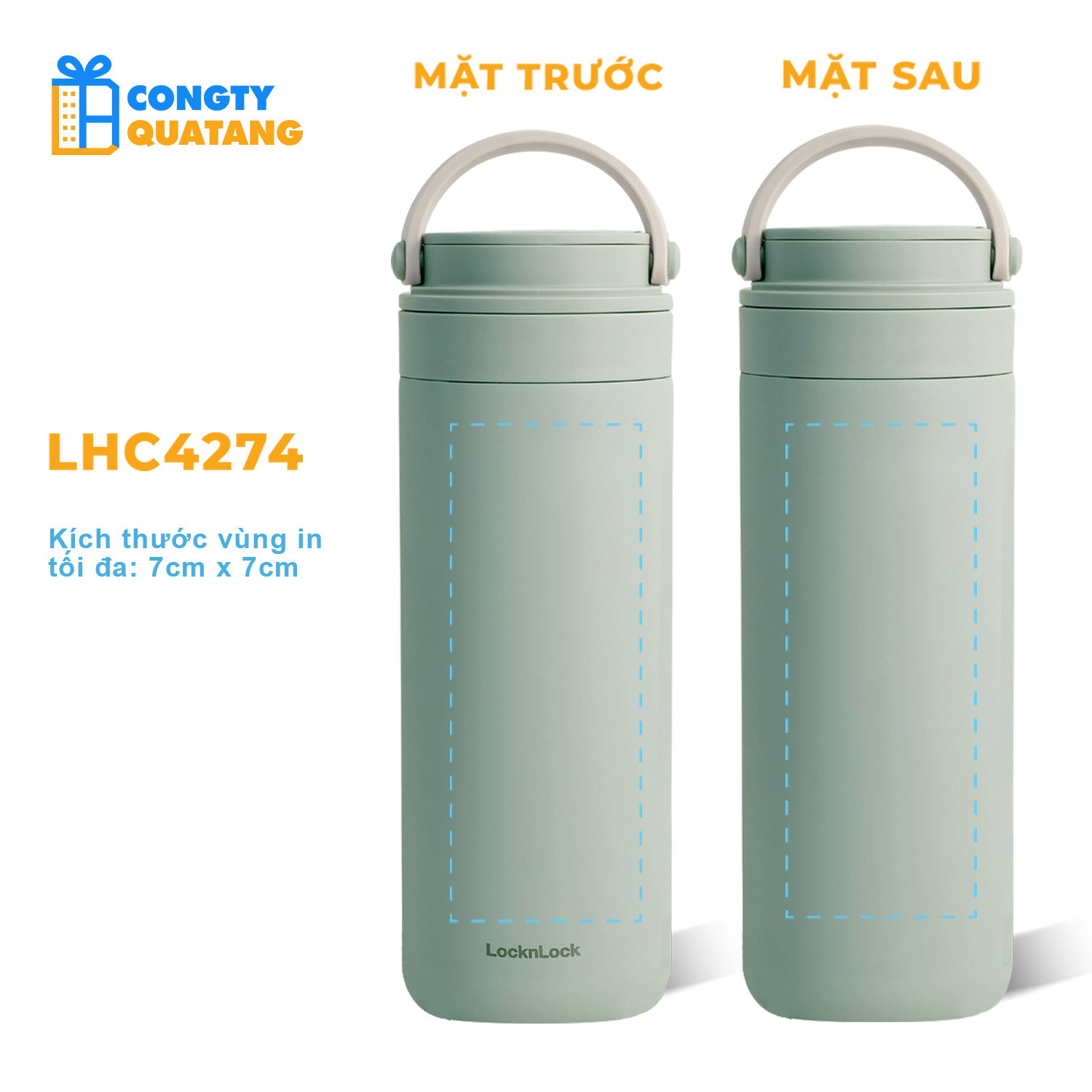 Xưởng sản xuất bình giữ nhiệt in logo, in tên, in hình theo yêu cầu - Giá in từ 15k/vị trí