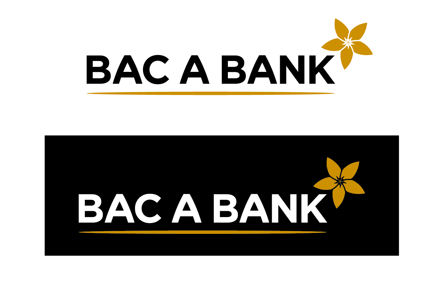 Logo Bắc Á Bank phiên bản đơn sắc