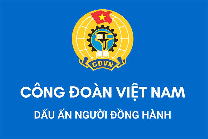 Logo liên đoàn lao động vector đại diện cho quyền lợi và tiếng nói của giai cấp công nhân