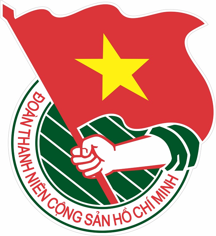 Logo Đoàn Thanh niên vector phiên bản màu chuẩn theo quy định Trung ương Đoàn