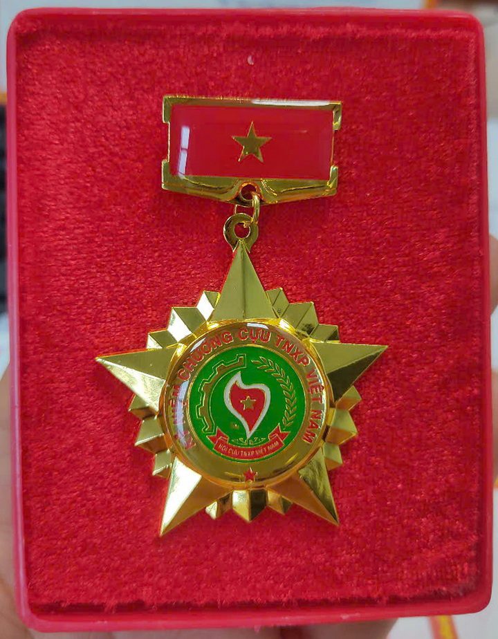 Huy hiệu logo Hội Cựu Thanh niên Xung phong Việt Nam