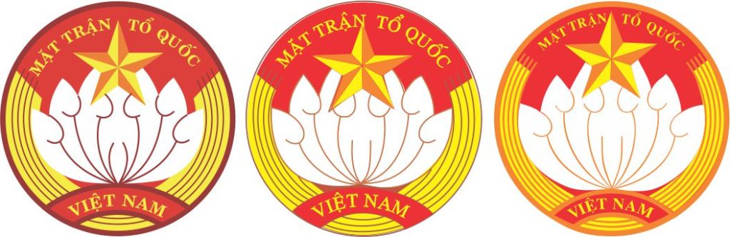 Logo Mặt trận Tổ quốc Việt Nam tượng trưng cho khối đại đoàn kết toàn dân tộc