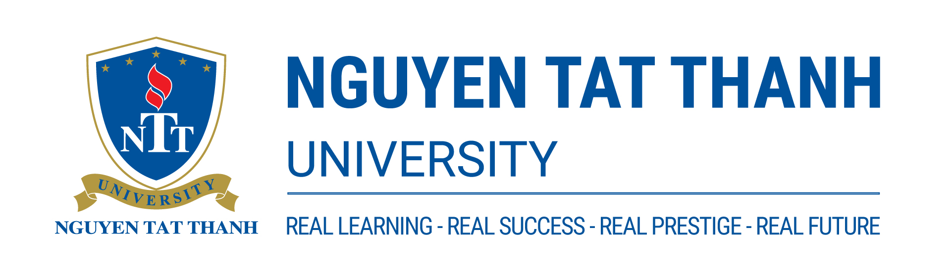 Không thay đổi màu sắc gốc của logo trường Đại học Nguyễn Tất Thành