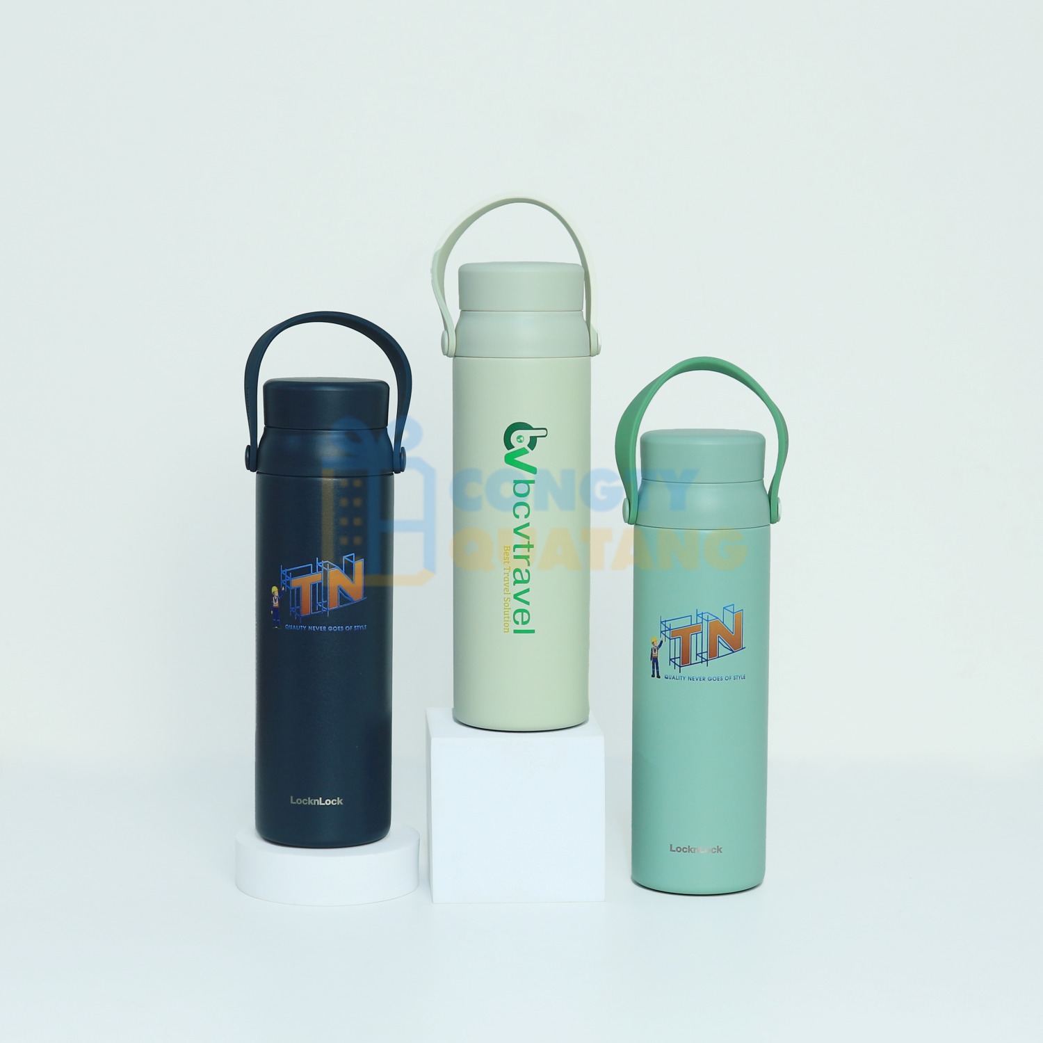 Bình nước giữ nhiệt in logo tối ưu giúp tăng độ nhận diện mỗi ngày