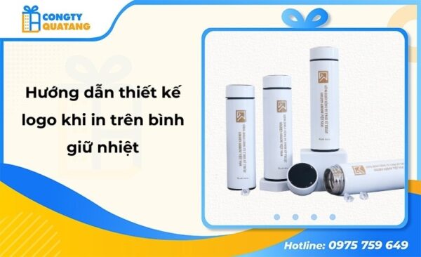 Hướng dẫn thiết kế logo tối ưu khi in bình giữ nhiệt