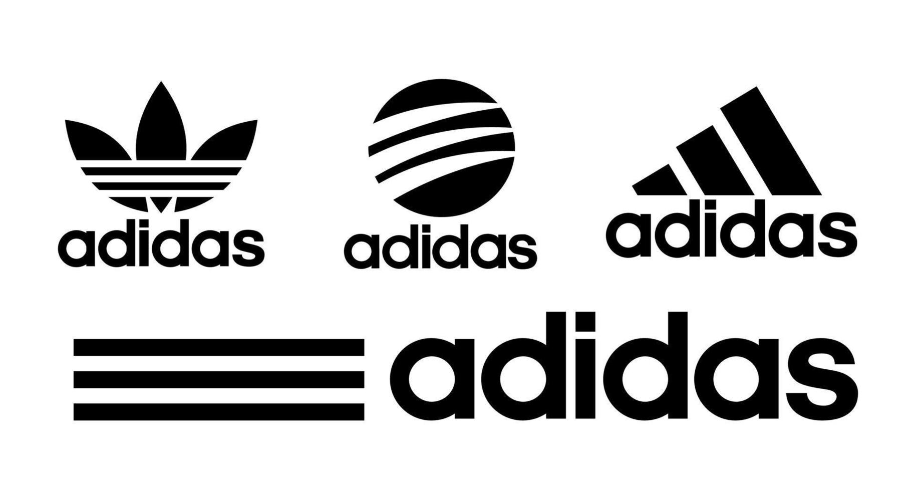 Tổng hợp các phiên bản logo Adidas hiện tại