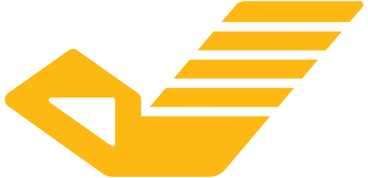 Biểu tượng lá thư cách điệu và cánh chim bay trong thiết kế logo Vietnam Post