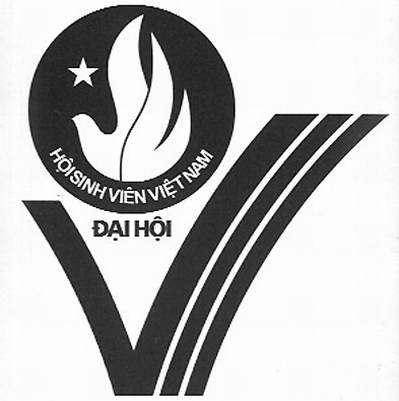 Logo Hội Sinh viên VN trắng đen