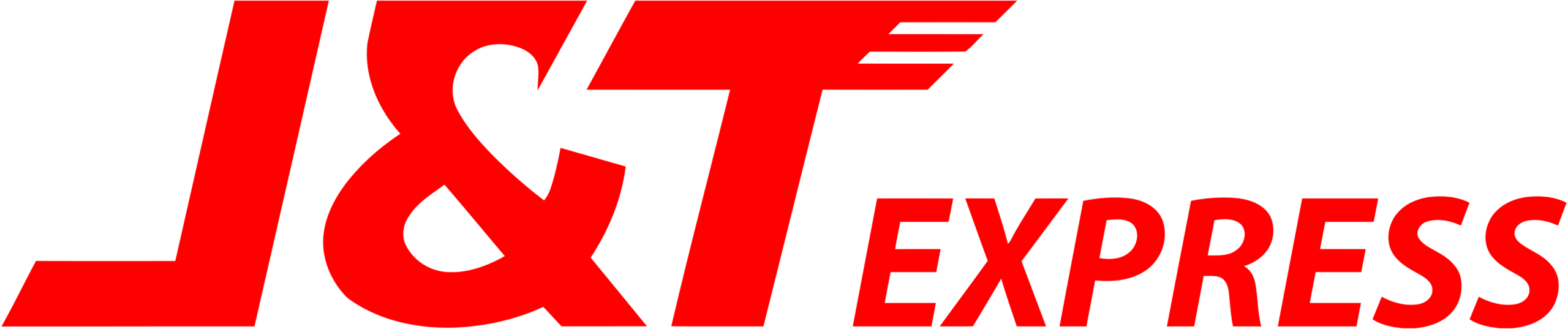 Logo J&T Express màu đỏ nổi bật