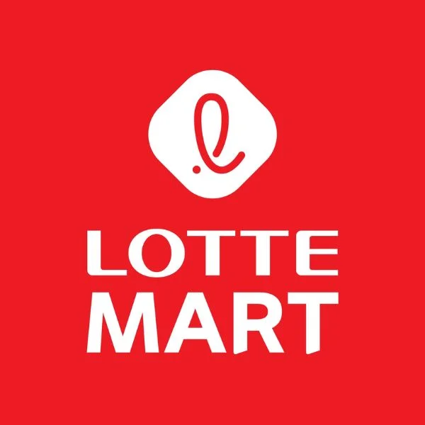 Logo Lotte Mart được thiết kế tối giản nhưng dễ nhận diện