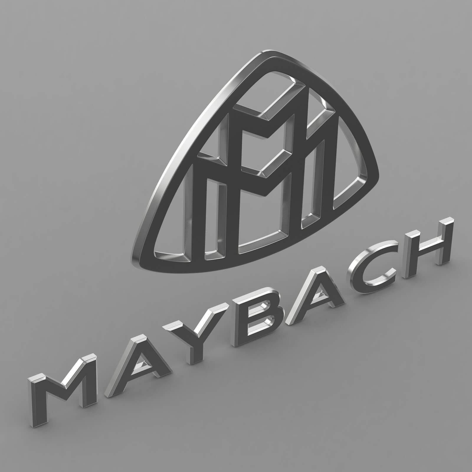 Phiên bản logo Maybach trắng – đen