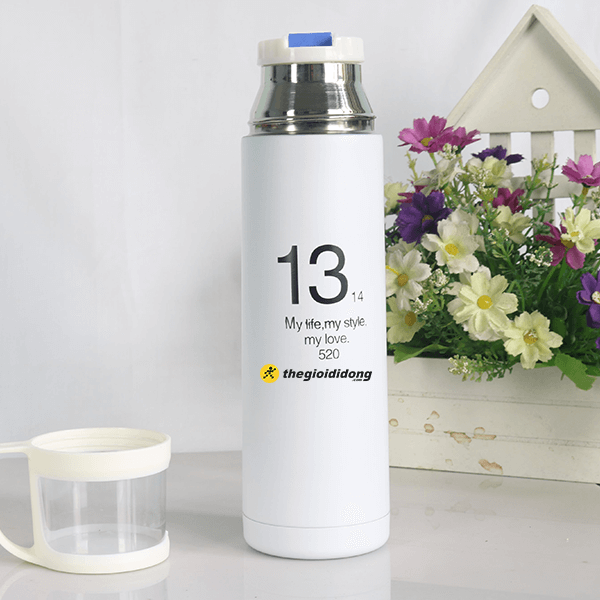 In logo lên bình giữ nhiệt làm quà tặng cho khách hàng