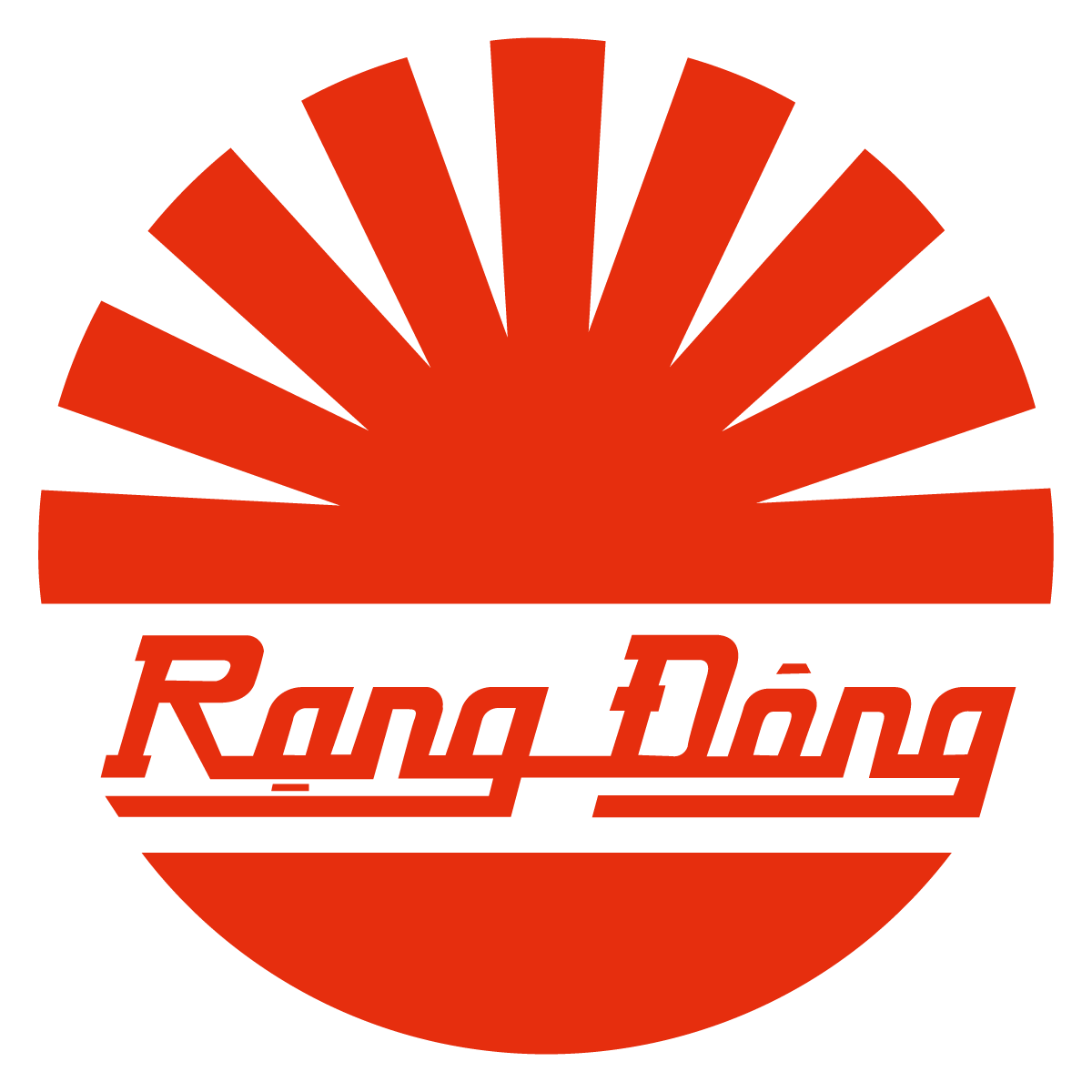 Logo Rạng Đông tách nền dễ dàng dùng trong thiết kế