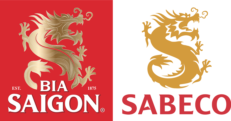 Logo bia Saigon và Sabeco