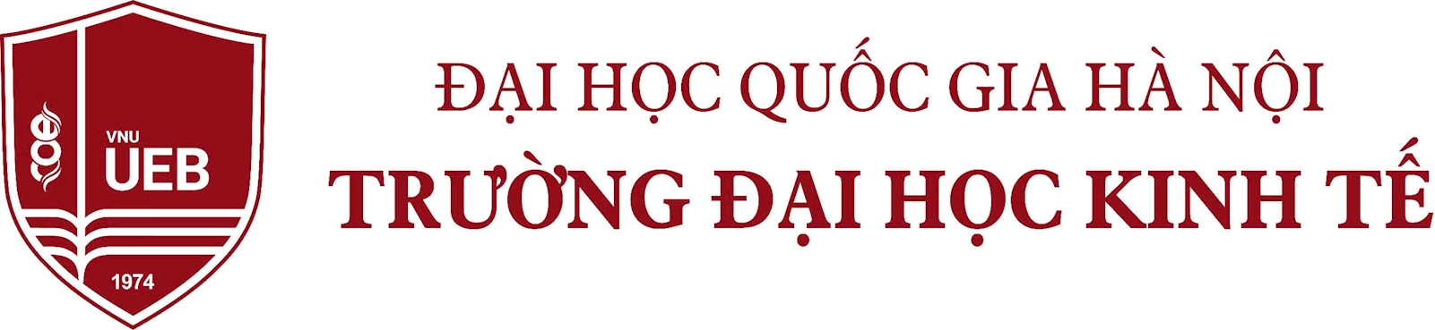 Logo Trường Đại học Kinh tế - DDHQGHN bản tiếng Việt