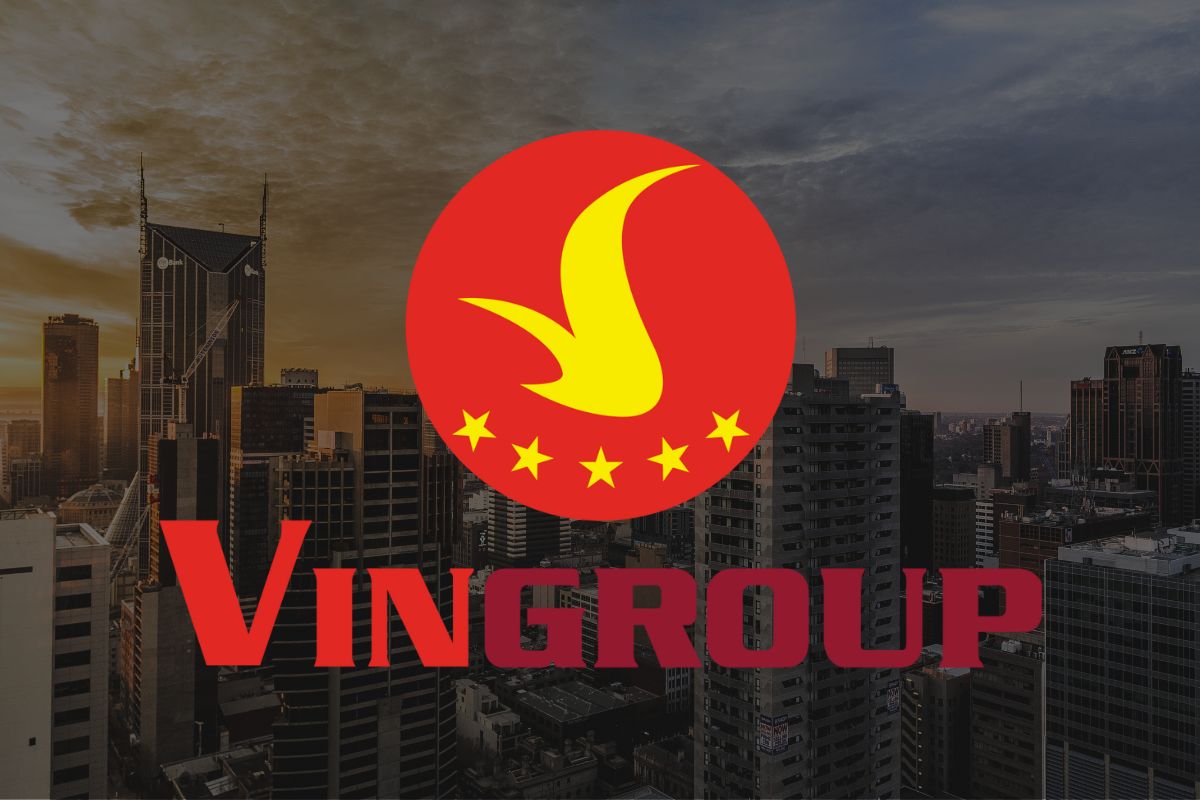 Thiết kế logo Vingroup thể hiện khát vọng vươn cao và tinh thần dân tộc