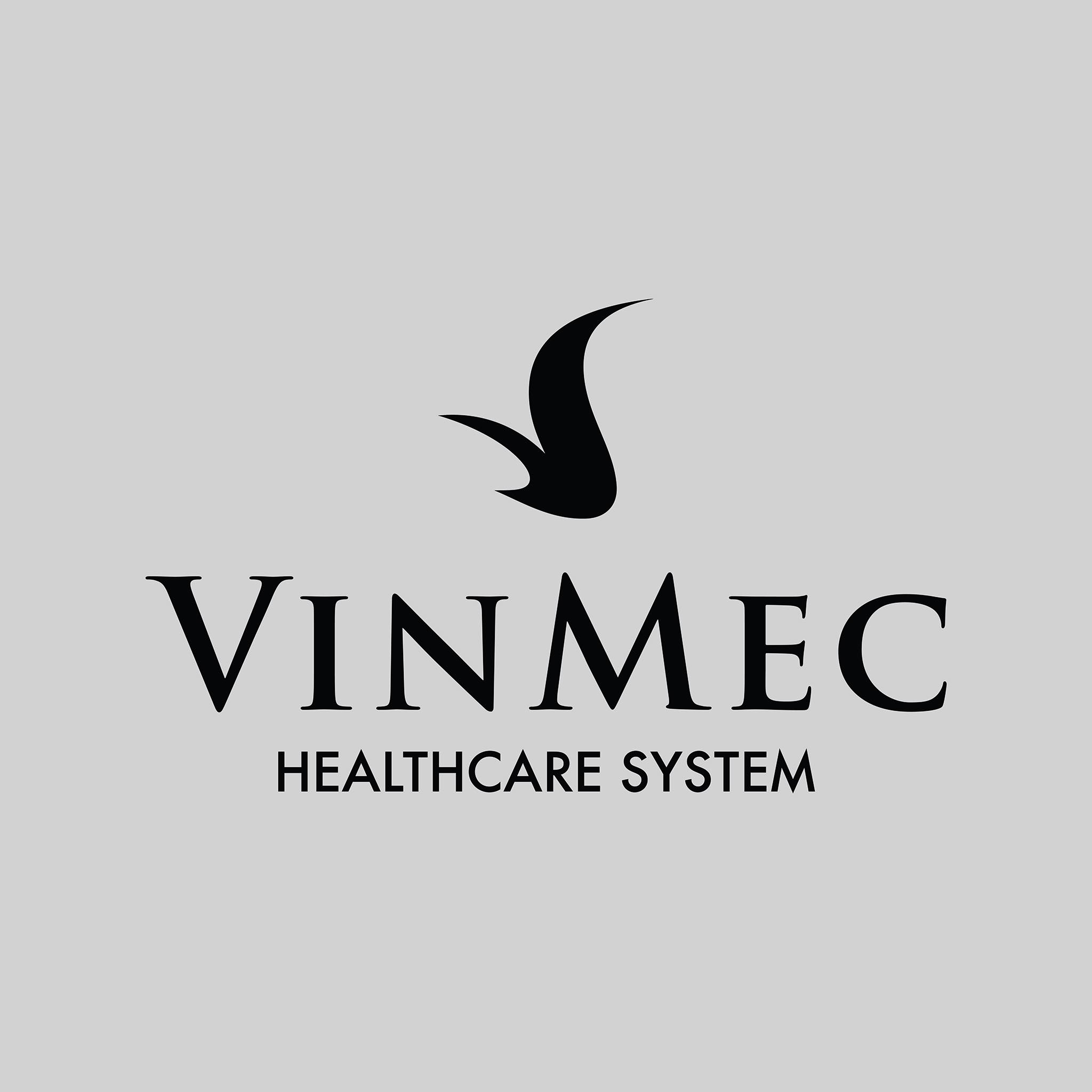 Vinmec logo SVG phiên bản đen trắng