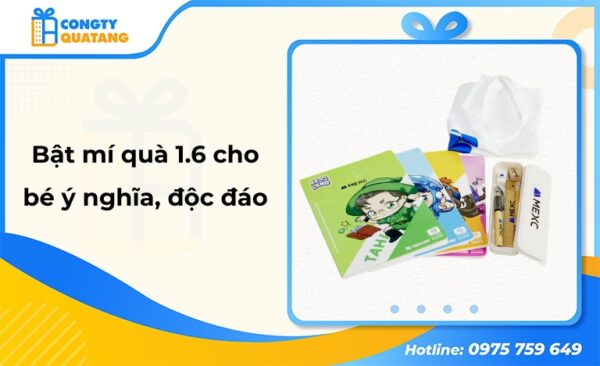 Bật mí 20+ món quà 1.6 cho bé ý nghĩa và độc đáo