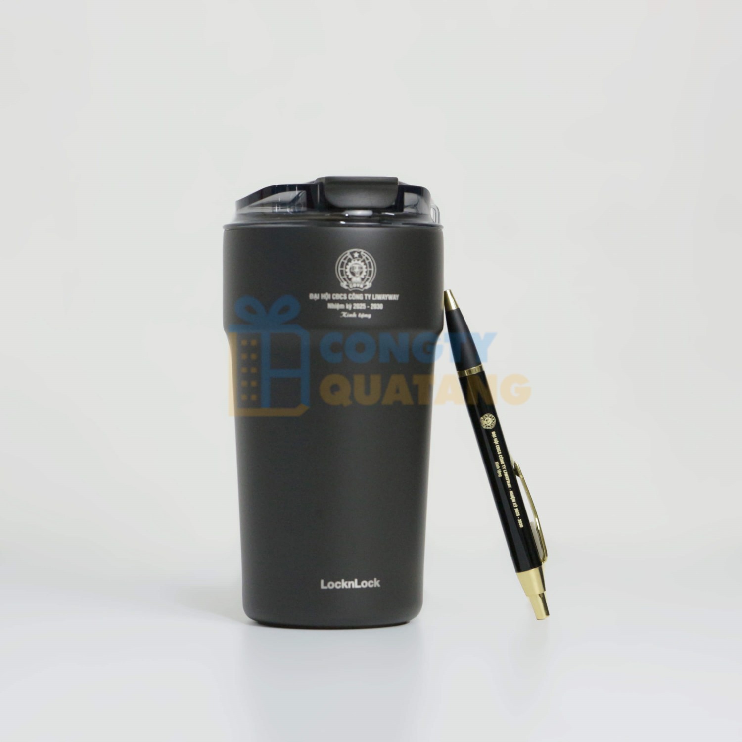 Custom logo coffee mugs keep busy professionals refreshed while celebrating their new role with a practical branded touch