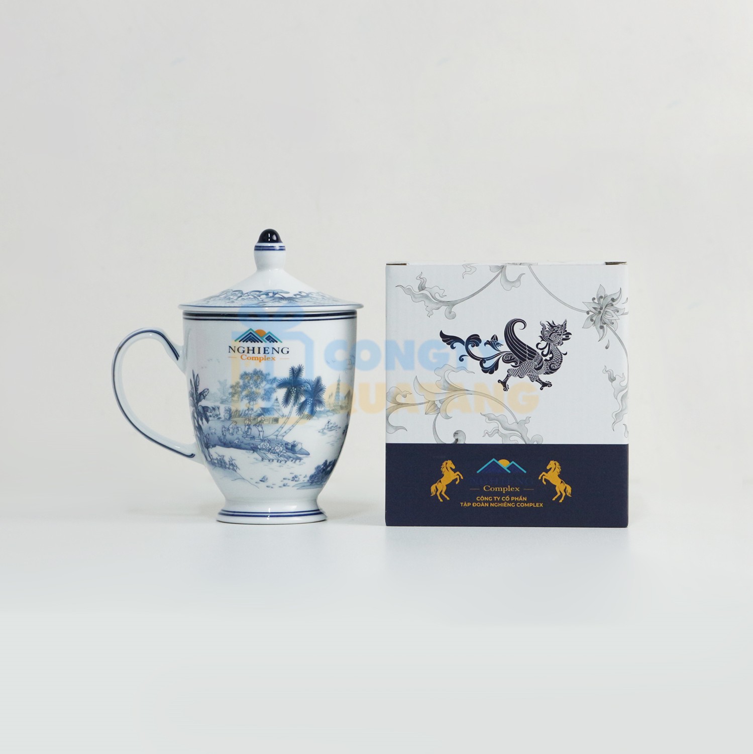 Minh Long 0.3L Hoang Cung - Hon Viet Ceramic Mug A001_153020038 - DTH Corporate Gift Company Minh Long 0.3L Hoang Cung - Hon Viet Ceramic Mug A001_153020038 - DTH Corporate Gift Company