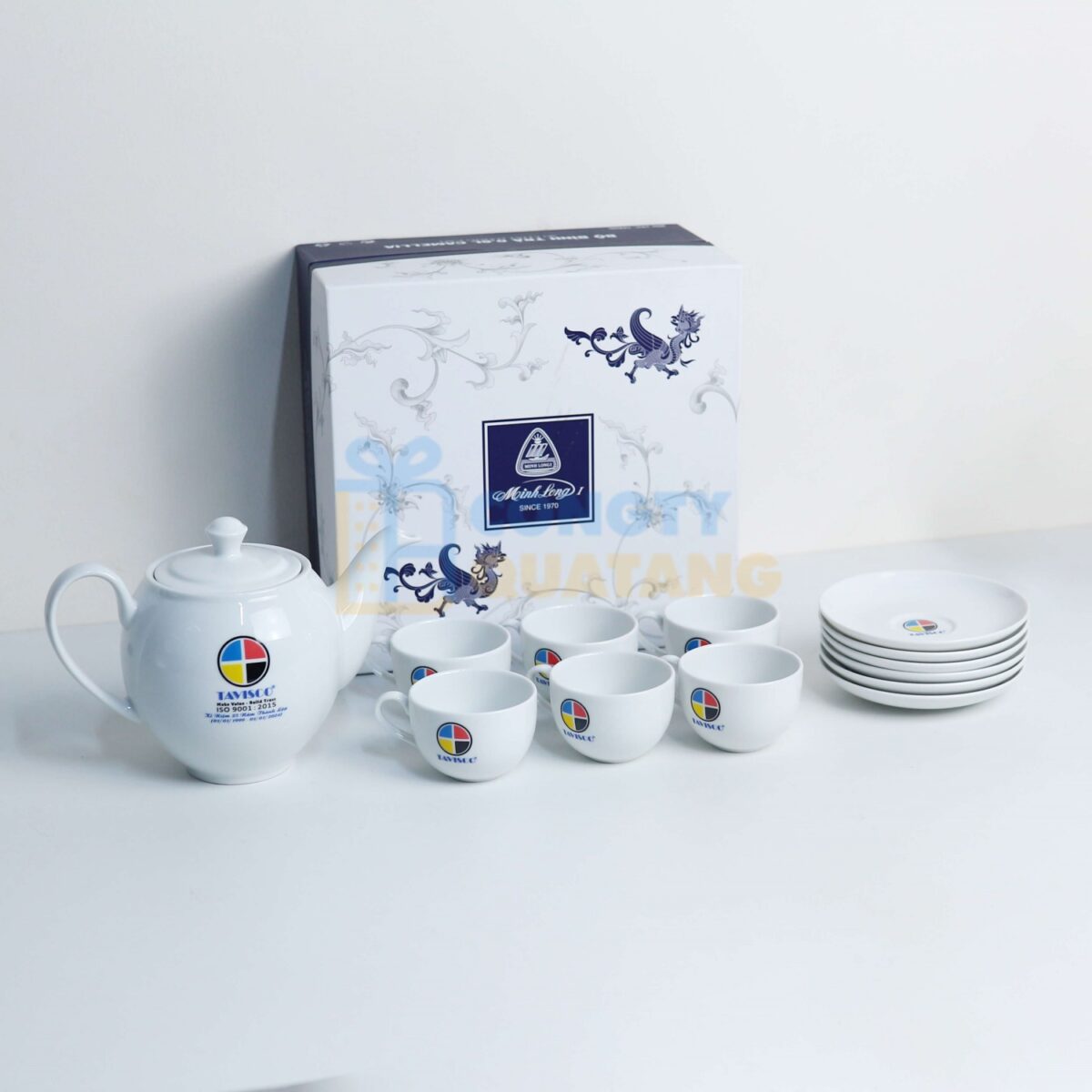 Minh Long Camellia White 0.8L Tea Set - A001_01803800003