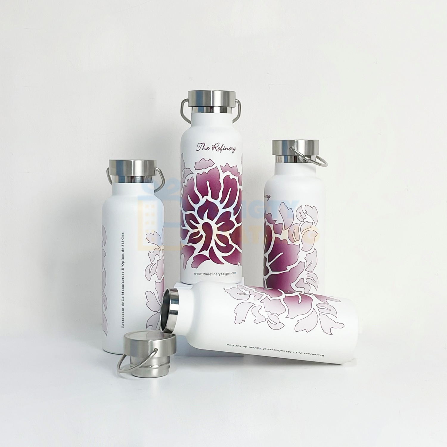 Stainless steel water bottles make a durable, practical client appreciation gift for office, travel and daily hydration