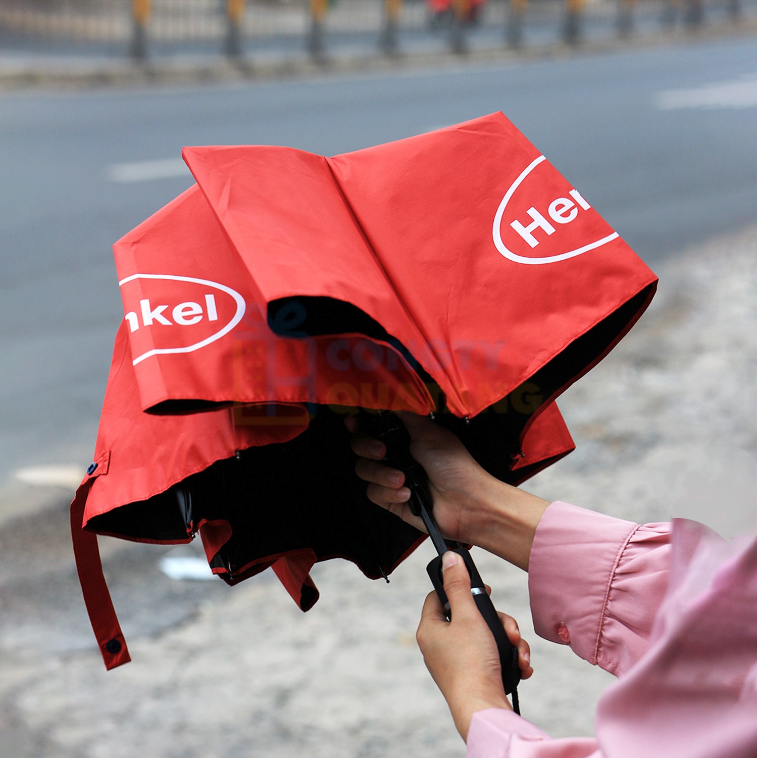 Branded umbrellas deliver reliable weather protection and prominent visibility outdoors Branded umbrellas deliver reliable weather protection and prominent visibility outdoors
