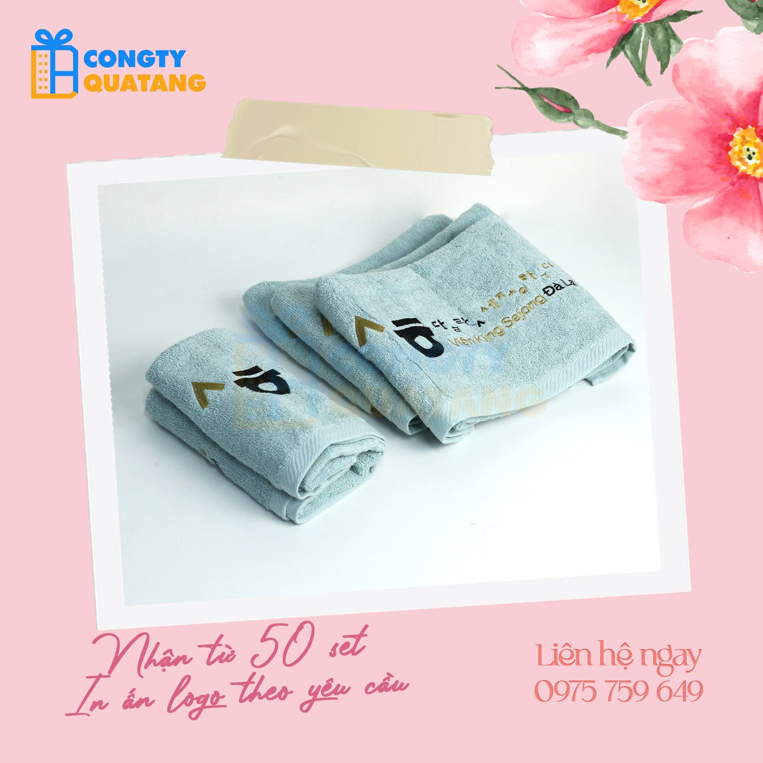 Khăn mềm, dễ sử dụng và có thể thêu logo nhỏ tạo dấu ấn doanh nghiệp Khăn mềm, dễ sử dụng và có thể thêu logo nhỏ tạo dấu ấn doanh nghiệp